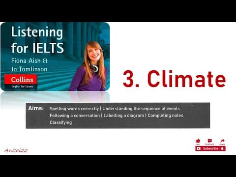 Unit 3 Climate - Collins Listening For IELTS