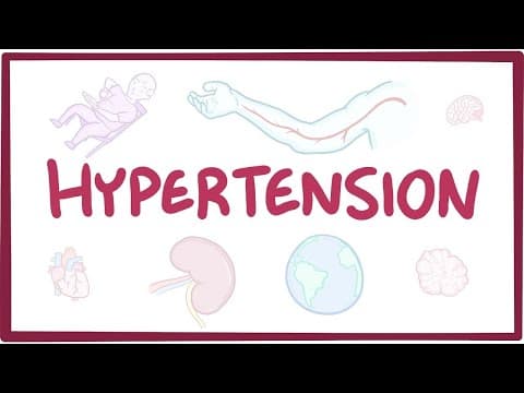 Hypertension- causes, symptoms, diagnosis, treatment, pathology