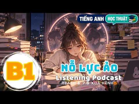 🎧 Luyện Nghe Tiếng Anh Level B1 - NỖ LỰC ẢO - | Listening English Podcast |🎯