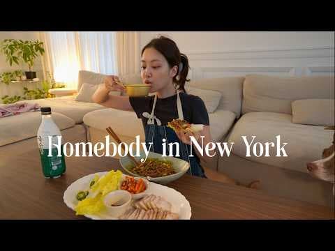 Homebody in New York | Getting in fall mood, new hair, solo eating & drinking comfort food, chitchat