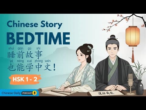 HSK 1–2 | 用中文讲故事 | Listen to Chinese Bedtime Stories for Sleep & Learning